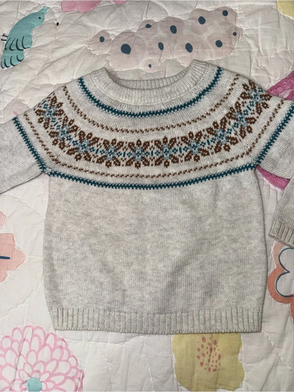 Carter’s Fair Isle Sweater – Size 18 Months